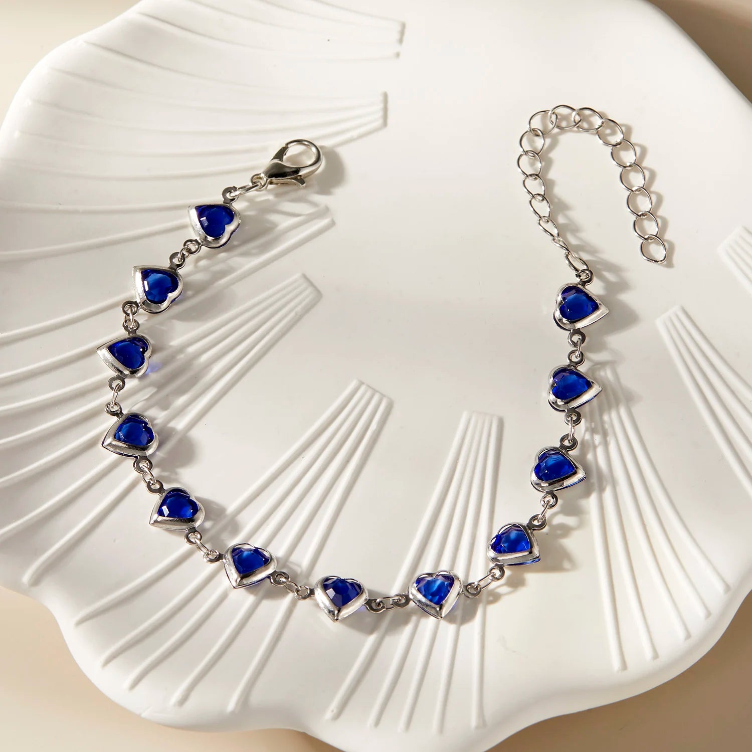 Scarlet Heart Chain Bracelet